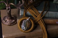 Image 3 of Golden linen polychrome jasper belt