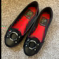 NEW fox blood bondage slip ons