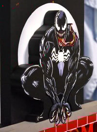 Image 21 of Venom Hand Crafted 3D Wooden Diorama Wall Décor