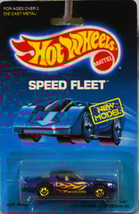 Image 1 of 1989 Hot Wheels Blue “Hot Bird” with Firebird Emblem – Diecast Car NIP”