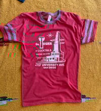 Heather Red Tower Bar Ringer - Small