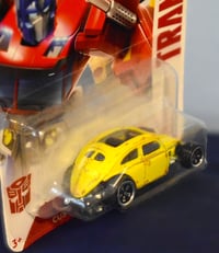 Image 5 of  2024 Hot Wheels Transformers series “Custom Volkswagen Beetle” # 1- Diecast Car NIP”