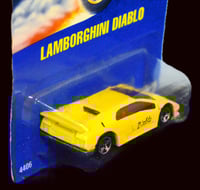 Image 4 of 1995 Hot Wheels Yellow Lamborghini Diablo - Collector # 227 – Diecast Car NIP"