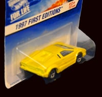 Image 4 of 1997 HW First Editions Yellow Lamborghini Countach - Collector # 510 – Diecast Car NIP”