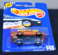 Image 6 of 1991 Hot Wheels Red Porsche 930 - Collector # 148 – Diecast Car NIP”