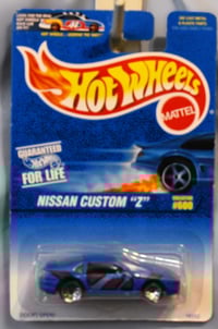 Image 1 of 1997 Hot Wheels Nissan Custom Z - Collector # 600 – Diecast Car NIP”
