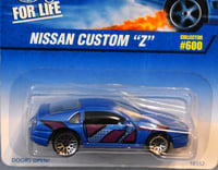 Image 2 of 1997 Hot Wheels Nissan Custom Z - Collector # 600 – Diecast Car NIP”