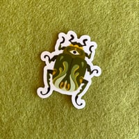 Image 1 of Scarab Beetle Vinyl Sticker