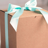 Image 1 of Kraft Paper Gift Box