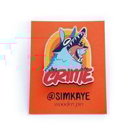 Image 1 of “Crime” pin