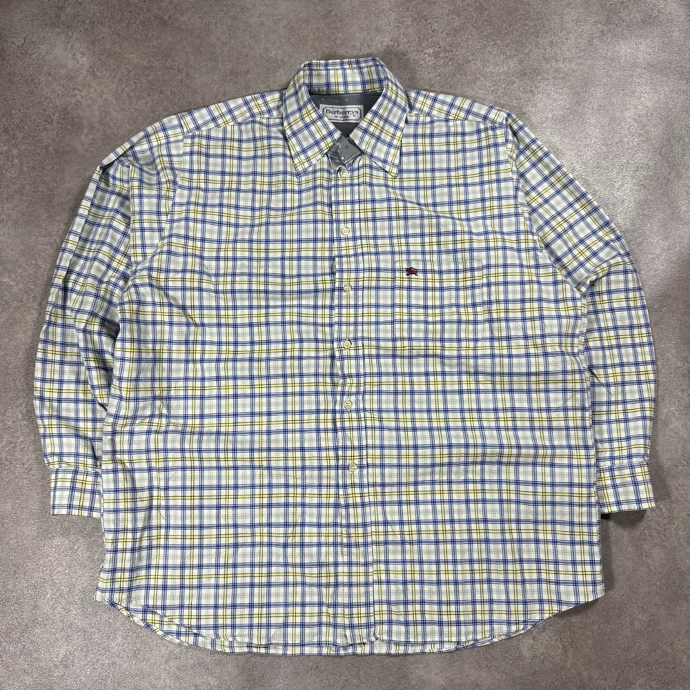 Image of 1980s Burberry Shirt, Size Large
