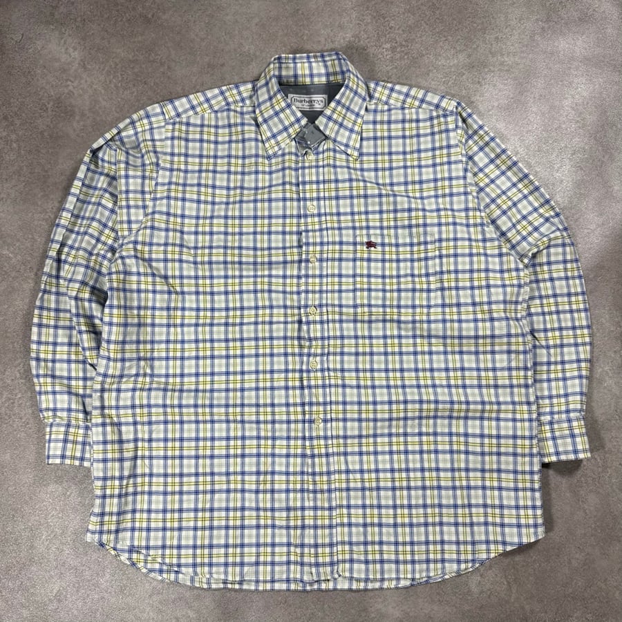 Image of 1980s Burberry Shirt, Size Large