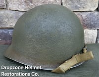 Image 2 of WWII 2nd Ranger Battalion, Captain. M-1 Fixed bale Type Helmet. 
