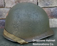 Image 4 of WWII 2nd Ranger Battalion, Captain. M-1 Fixed bale Type Helmet. 