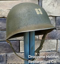 Image 7 of WWII 2nd Ranger Battalion, Captain. M-1 Fixed bale Type Helmet. 
