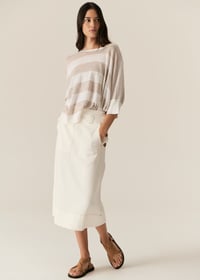 Image 1 of pol carson skirt ecru