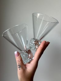 Image 1 of Vintage Di Saronno Martini Glasses 