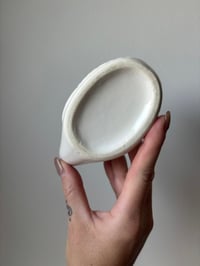 Image 4 of Pair of Mini Vintage Ceramic Swan Planters 