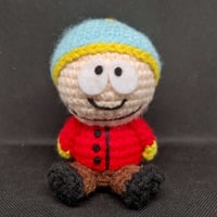 Image 1 of Fat Boy Crochet Doll [MADE TO ORDER]