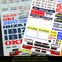 Image 2 of SEAT Ibiza Kit Car Stickers Set