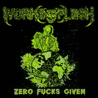 Image 1 of WORKS OF THE FLESH	"Zero Fucks Given" SS MLP w/screenprint // OUT NOW!