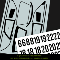 Image 5 of SEAT Ibiza Kit Car Stickers Set