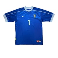 Image 1 of Brazil GK Shirt 1998 - 2000 (M) '1' Marcos 