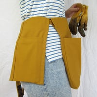 Image 22 of NEW! Gardeners Utility Belt Apron - Green Cotton Canvas . Gift for gardeners. No26:2