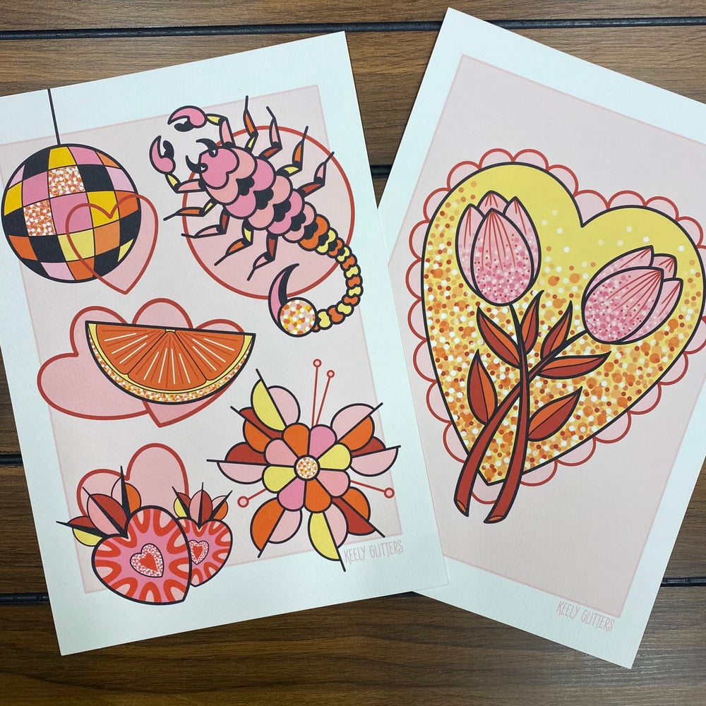 A4 Prints by Keely Glitters