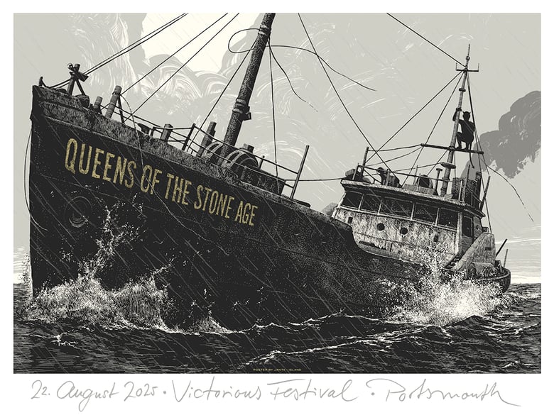Image of »Queens Of The Stone Age - Portsmouth« Gig Poster 