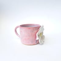 Image 2 of Floral Mug (white flower)