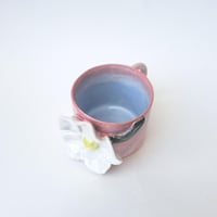 Image 1 of Floral Mug (white flower)