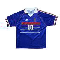 Image 1 of France Home Shirt 1998 WC (L) Zidane 10