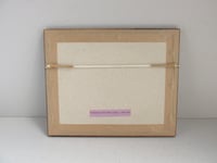Image 10 of Antique Bodyham Castle Sussex Small Engraving Art Print in Wooden Frame, frame marks
