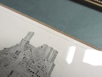 Image 6 of Antique St Briavell's Castle Gloucestershire Small Engraving Art Print, Framed, frame marks/wear  