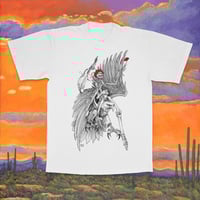 Image 1 of CLASSIC KICKS X VINCE PEREZ '85 BALD EAGLE TEE (WHITE)