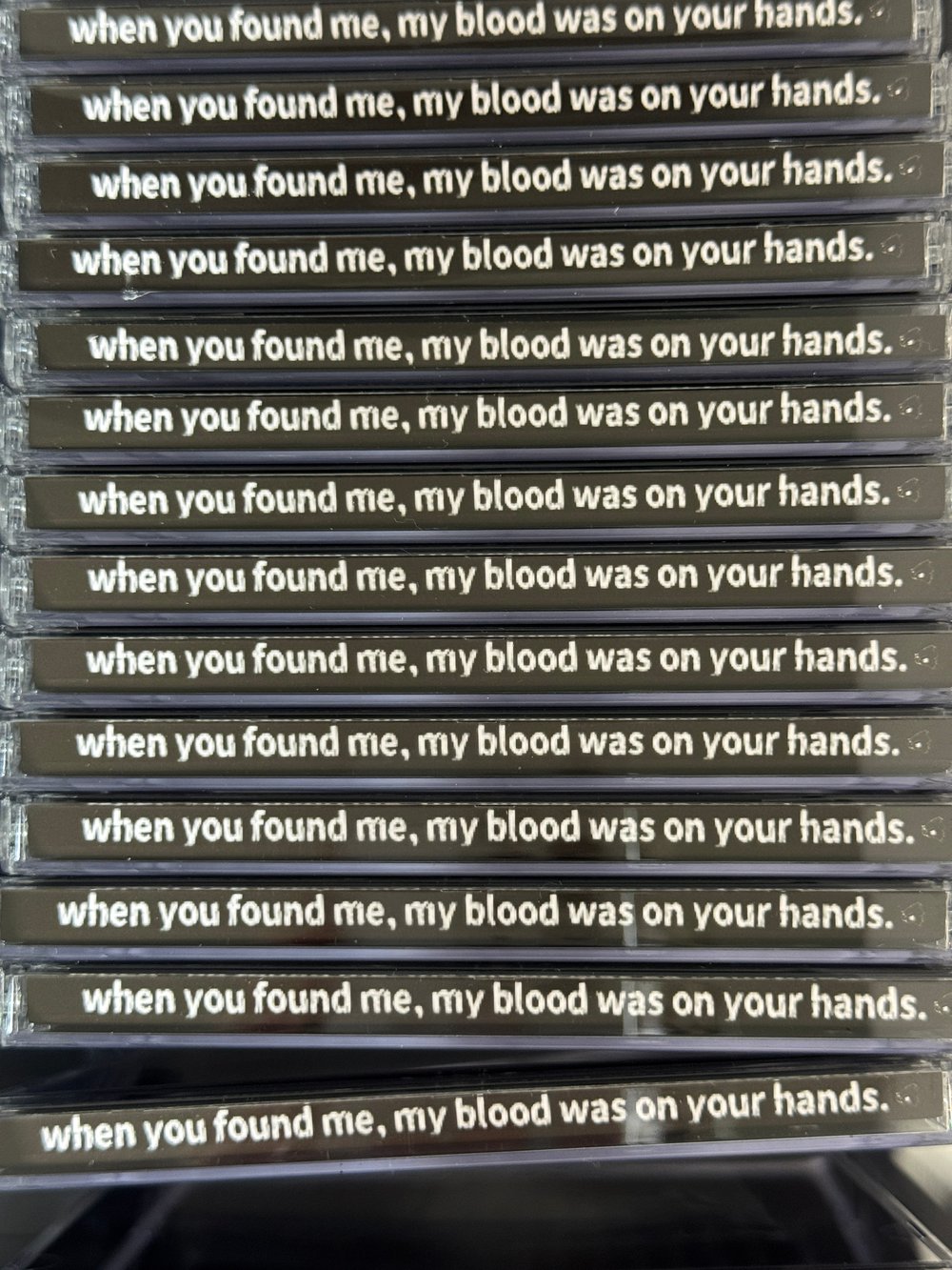 when you found me CD