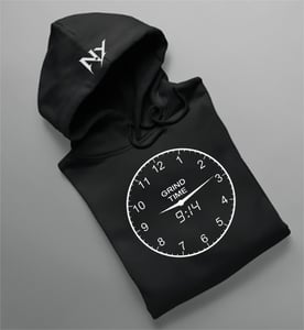 Image of EXCLUSIVE GRIND TIME 9:14 CLOCK HOODIE