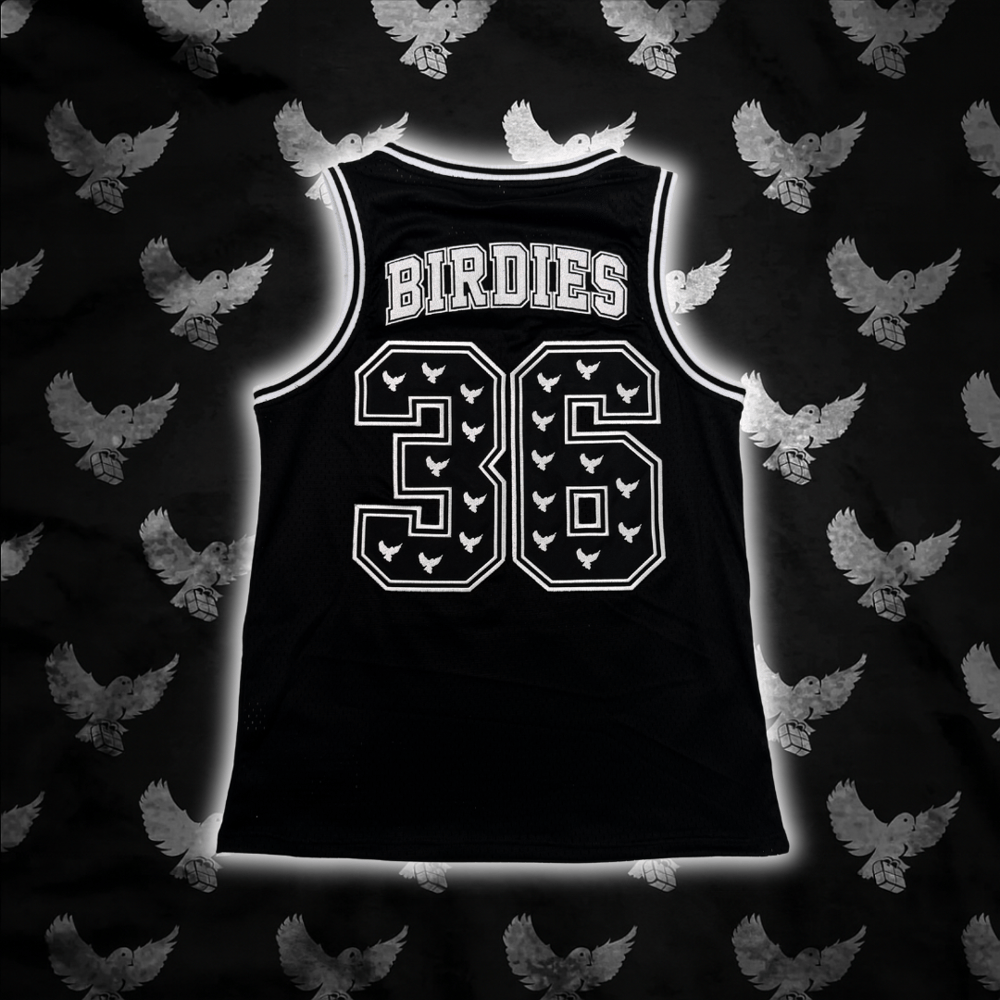 Image of Black/White Basketball Jersey