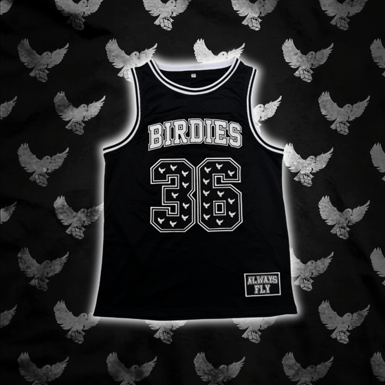 Image of Black/White Basketball Jersey