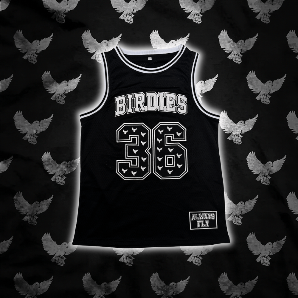 Image of Black/White Basketball Jersey