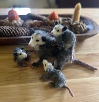 Image 1 of 12" Opossum mama and 2 babes other options available