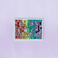 Pride Hands + Wings Sticker