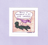 My Love Language is Being a Nuisance Sticker