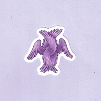 Biblically Accurate Corvid Sticker