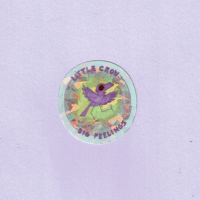 Little Crow Big Feelings Sticker