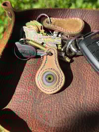 Image 1 of Leather Eye Keychain 2