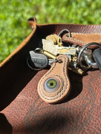 Image 2 of Leather Eye Keychain 2