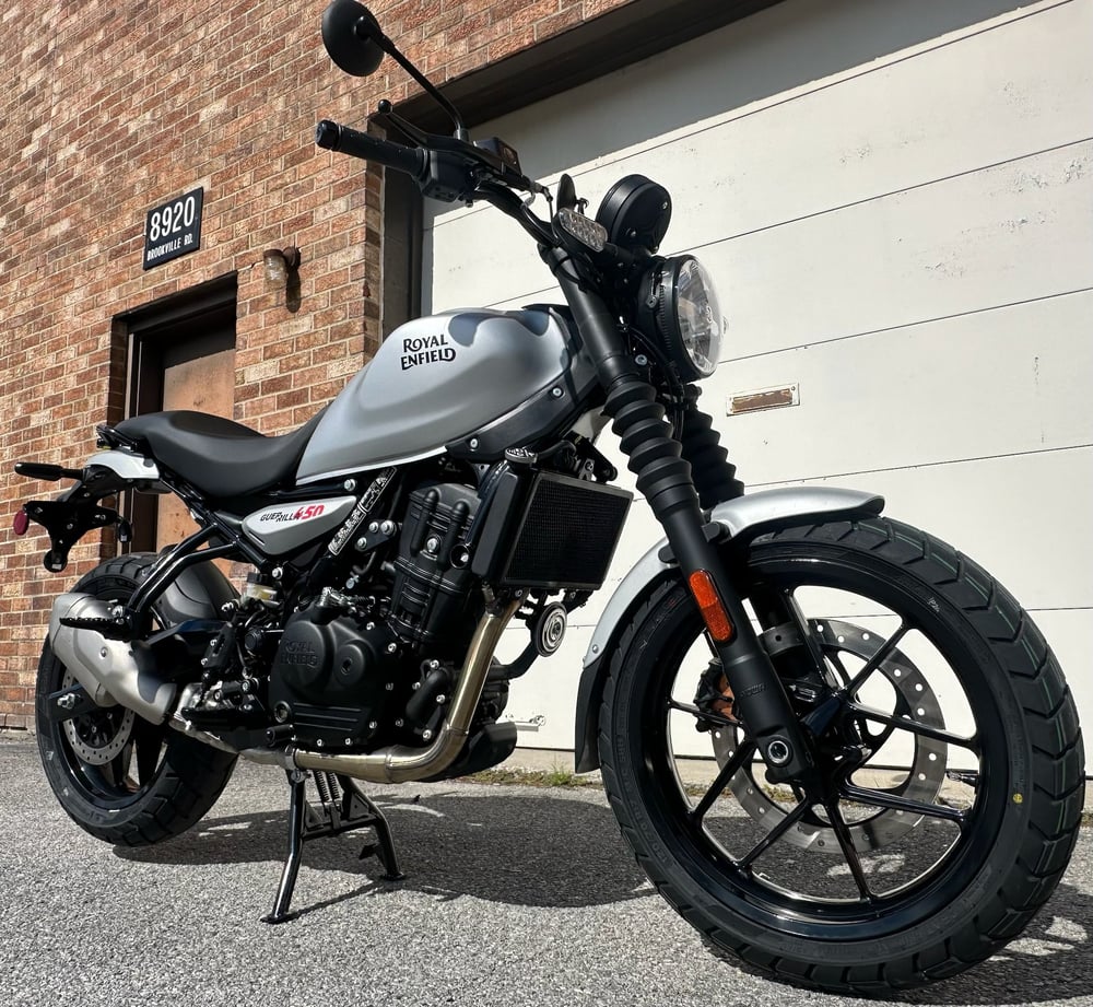 Image of 2026 Royal Enfield Guerrilla 450 in Smoke Silver!