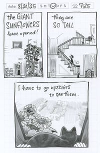 Image 2 of Daily Comic 8/20: GIANT! SUNFLOWERS!